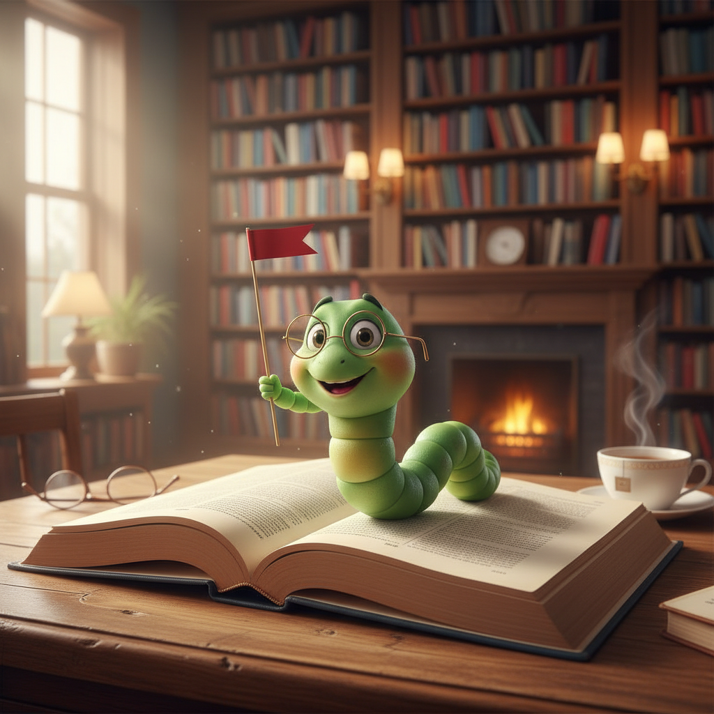 Library Books Mascot